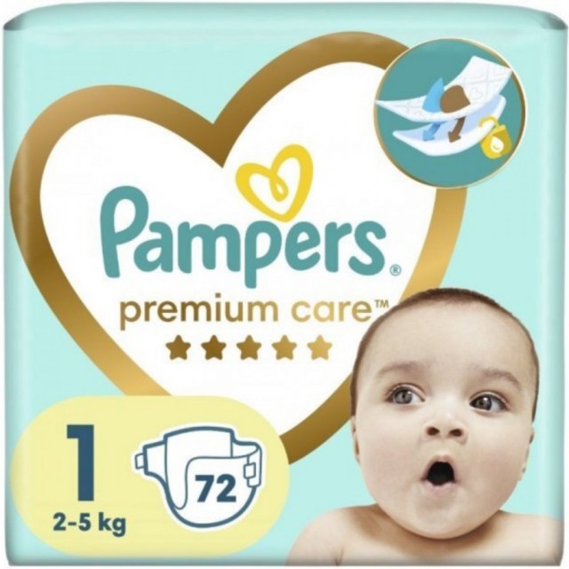 PAMPERS PC 1 (72) 2-5 kg